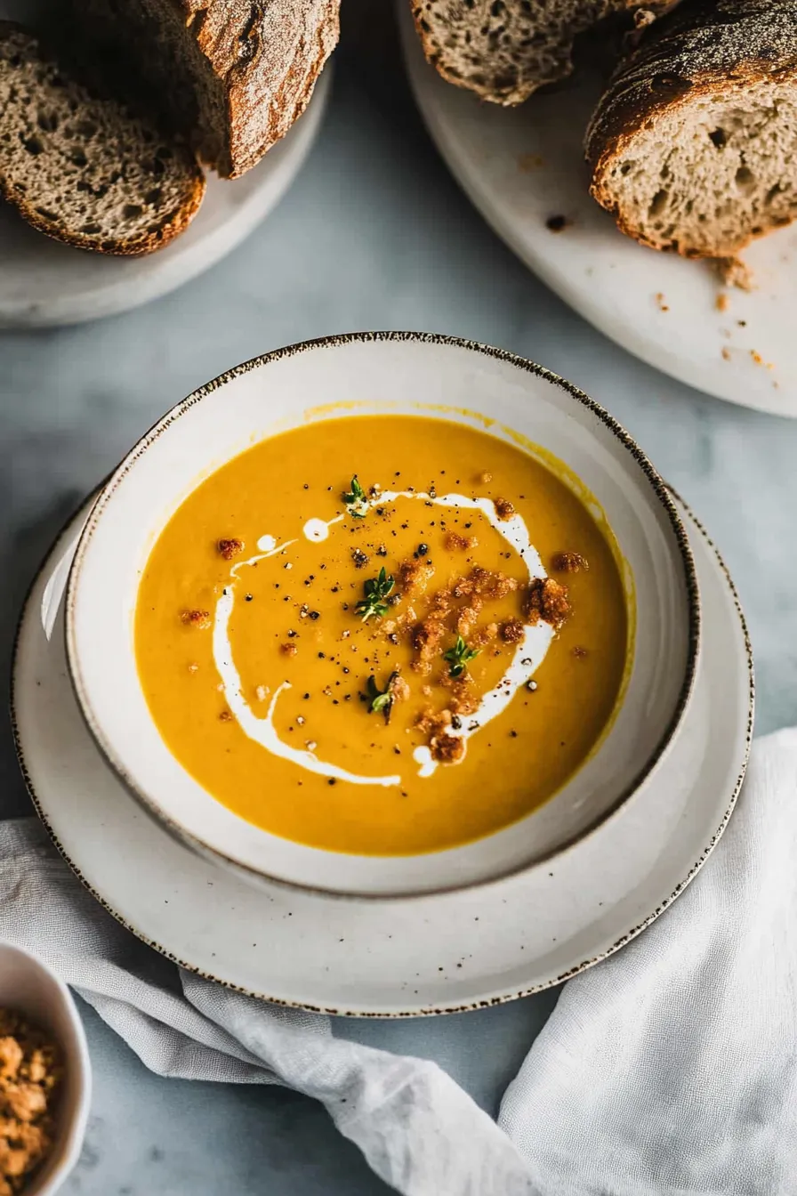 Gesunde Rezepte: Cremige Karotten-Ingwer-Suppe mit Kokosmilch