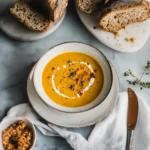Gesunde Rezepte: Cremige Karotten-Ingwer-Suppe mit Kokosmilch