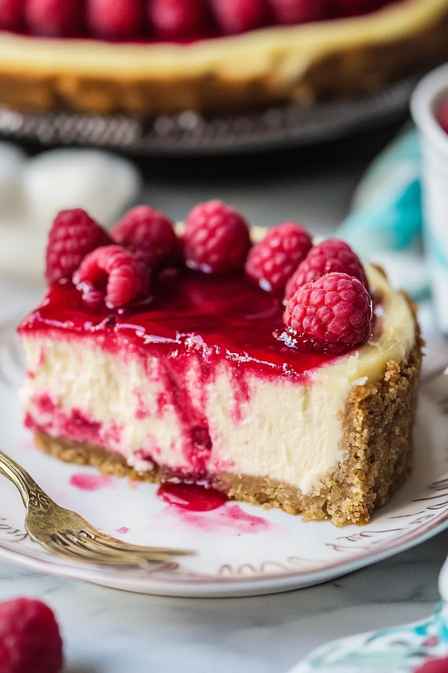 Himbeer-Käsekuchen: Cremiger Genuss mit fruchtigem Twist