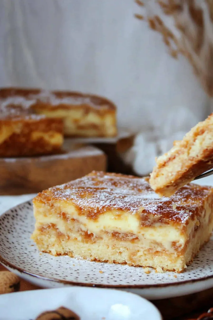 Kuchen Rezepte: Saftiger Zimtschnecken-Kuchen mit Vanille-Guss