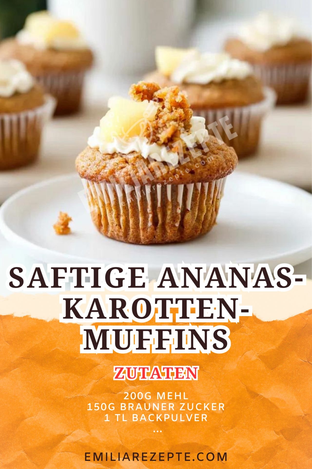 Saftige Ananas-Karotten-Muffins: Fruchtig-süße Leckerei für zwischendurch