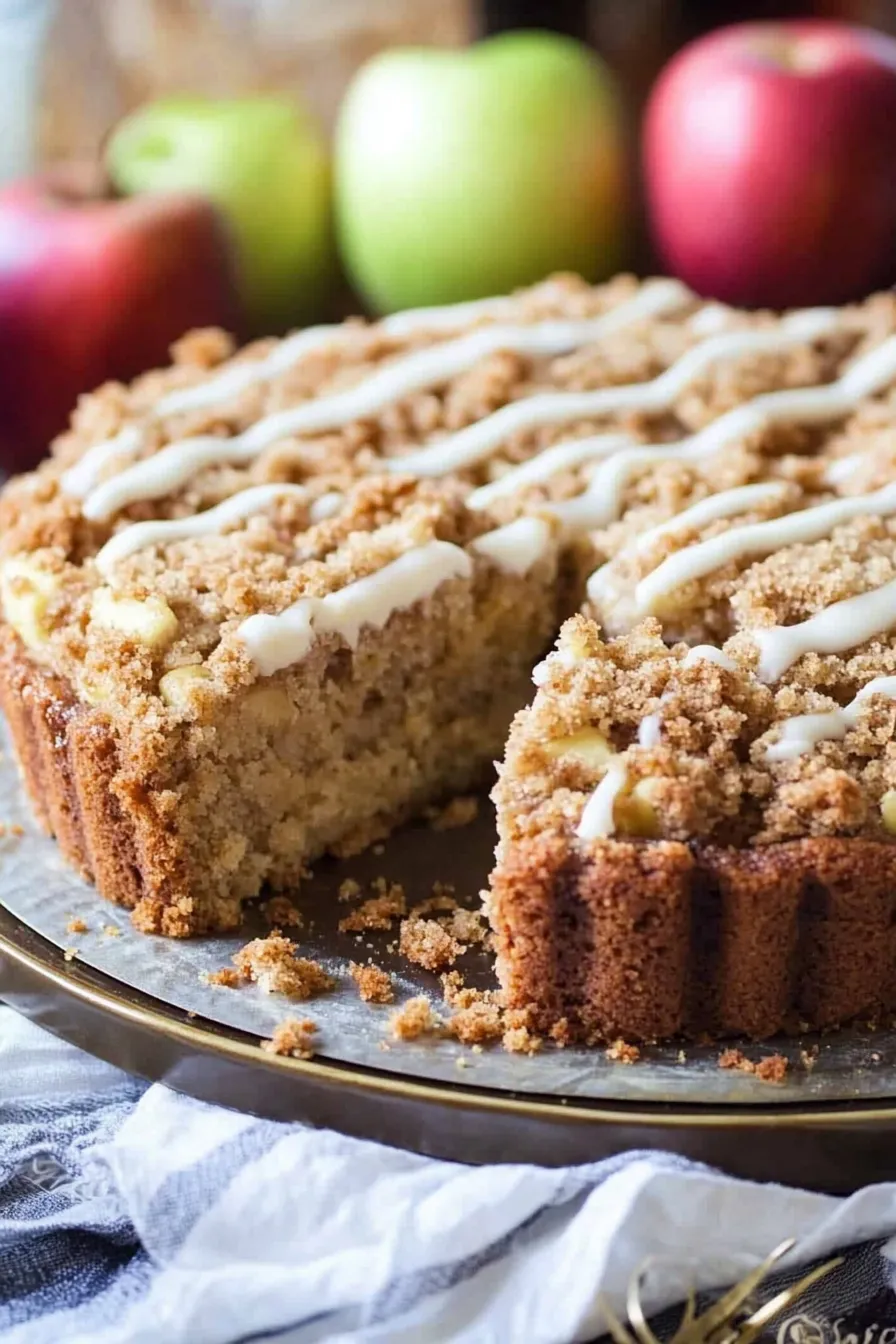 Saftiger Apfel-Streuselkuchen: Einfaches Kuchen Rezept für gemütliche Herbsttage