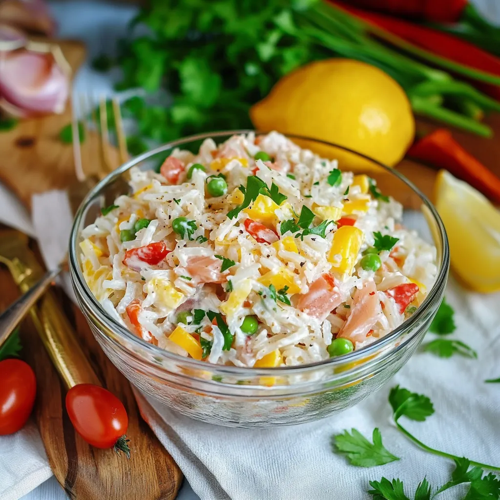 Salat Rezepte: Erfrischender Reissalat mit Thunfisch und knackigem Gemüse