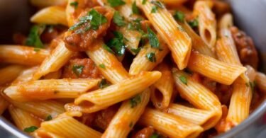 Schnelle und Einfache Pasta Rezepte: Bunte Nudeln mit Gemüse