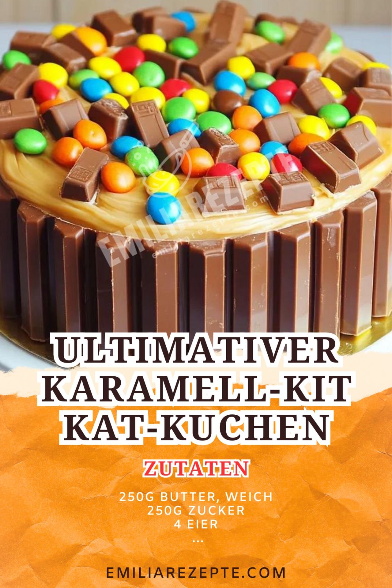 Ultimativer Karamell-Kit Kat-Kuchen: Ein himmlisches Kuchen Rezept für Naschkatzen