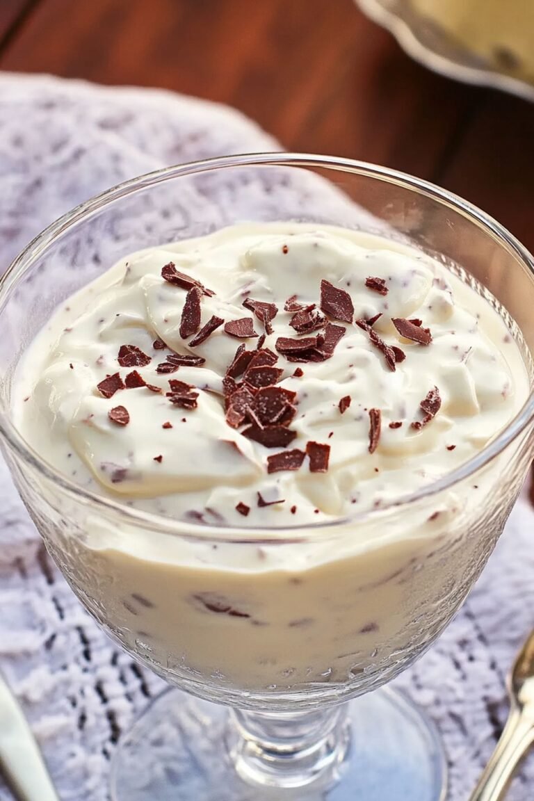 Klassische Herrencreme - Ein köstliches Dessert mit Schokolade und Rum