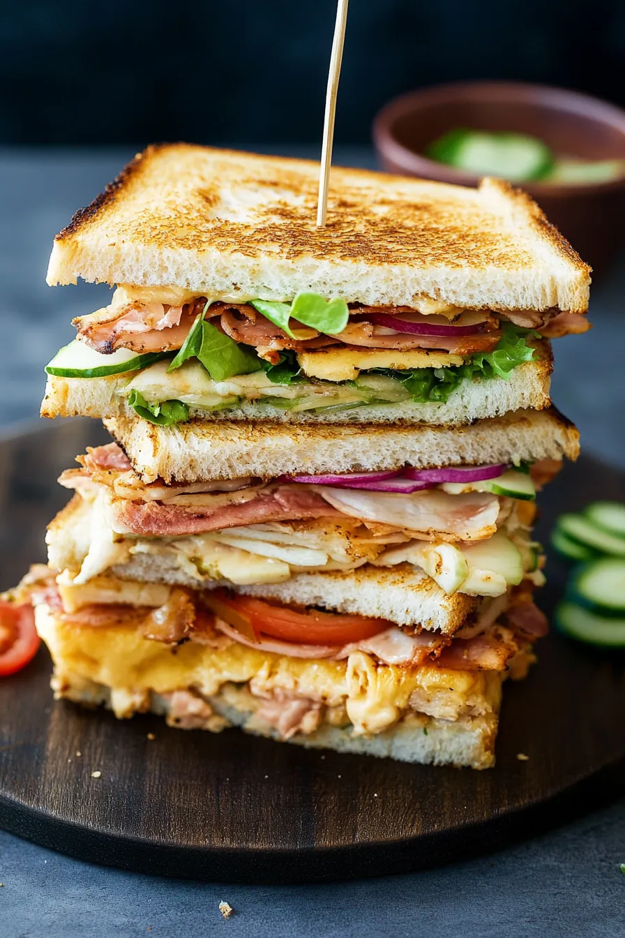 Schnelle Rezepte: New York Club Sandwich - Der ultimative Snack