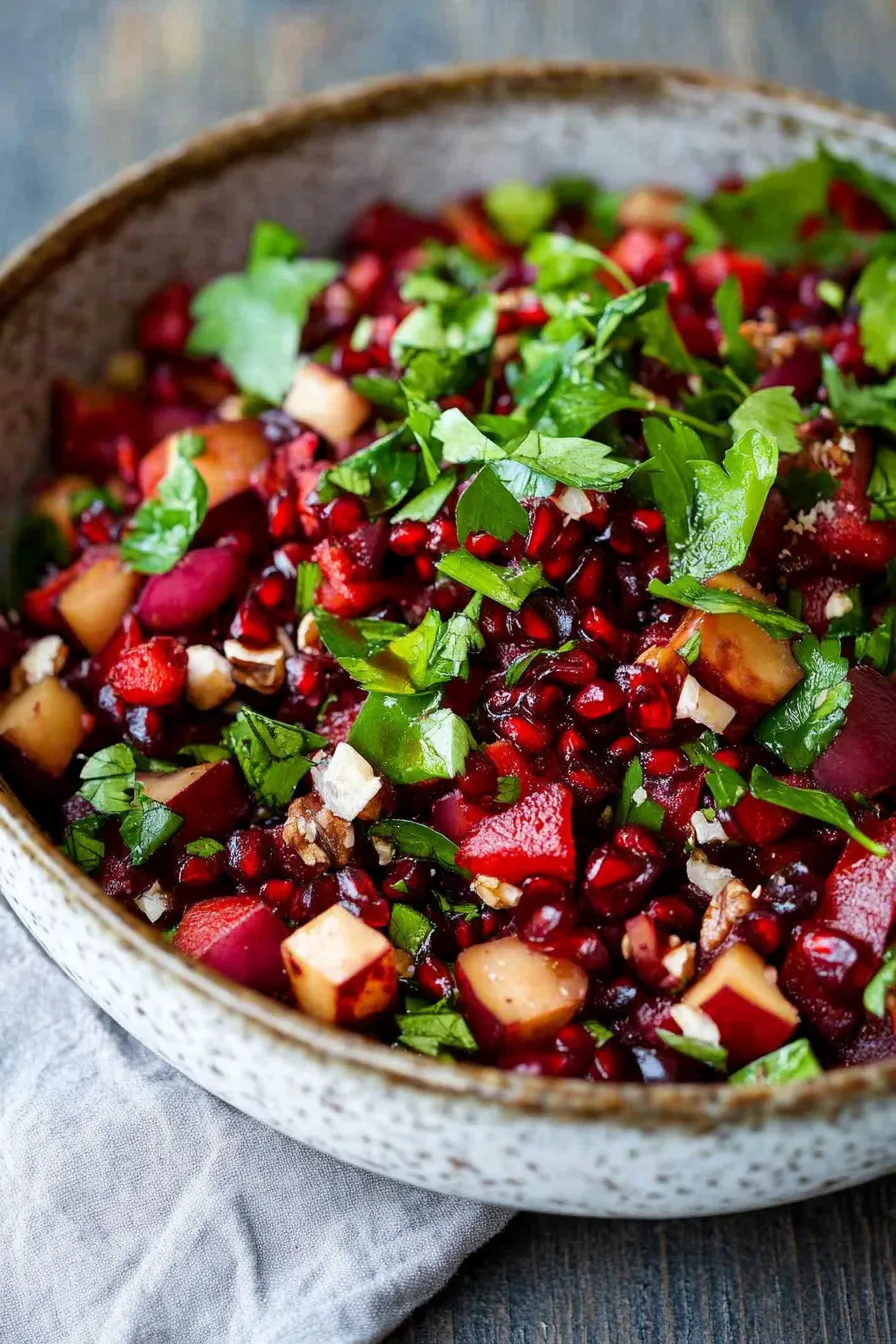 Gesunde Rezepte: Bunter Rote Bete-Linsen-Salat mit Feta