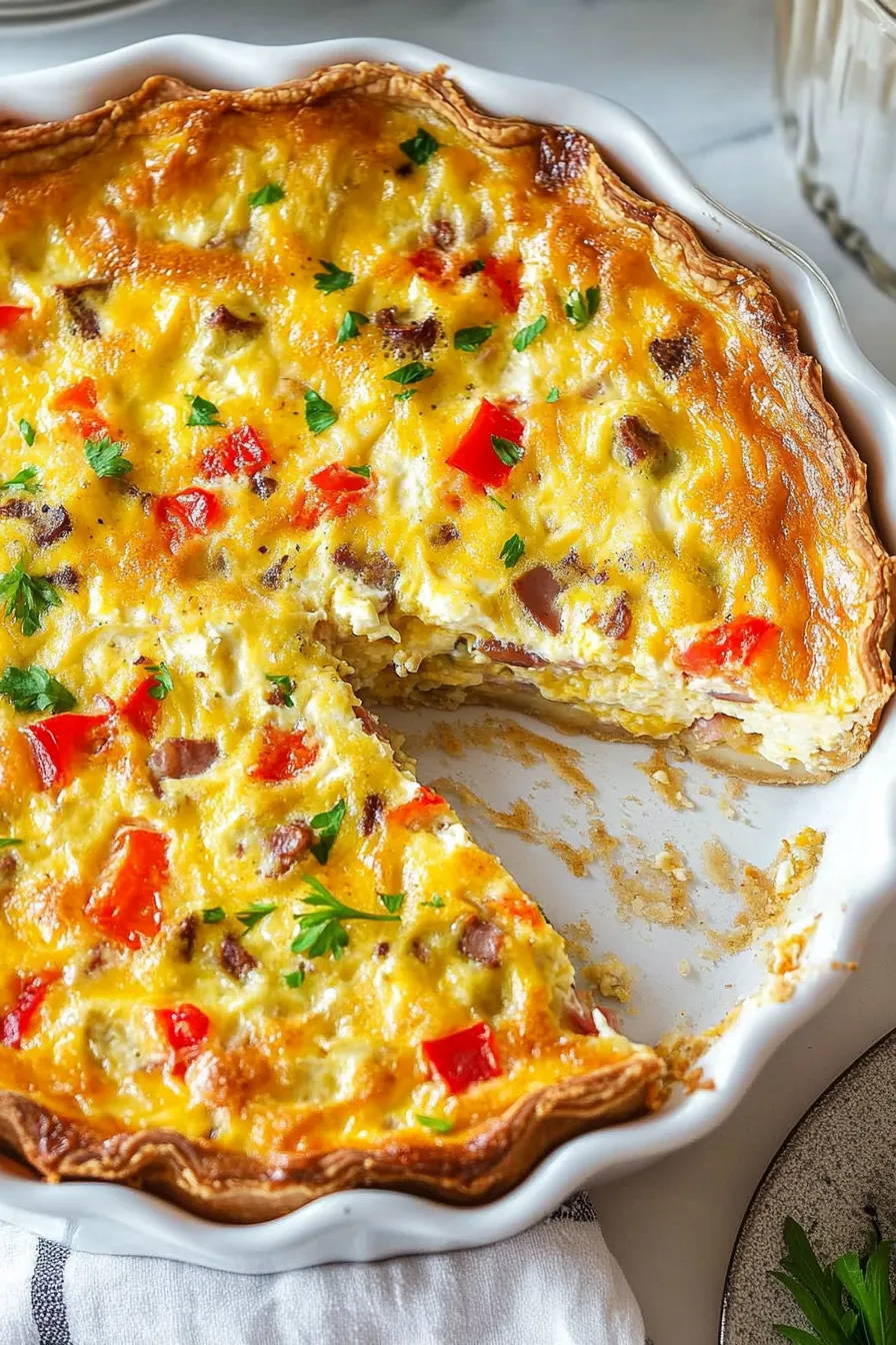 Low Carb Quiche ohne Boden: Leichtes und proteinreiches Frühstück