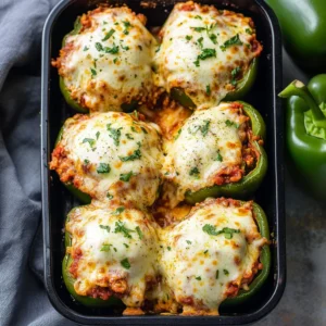 Paprika Rezepte: Low Carb Lasagne-gefüllte Paprikaschoten