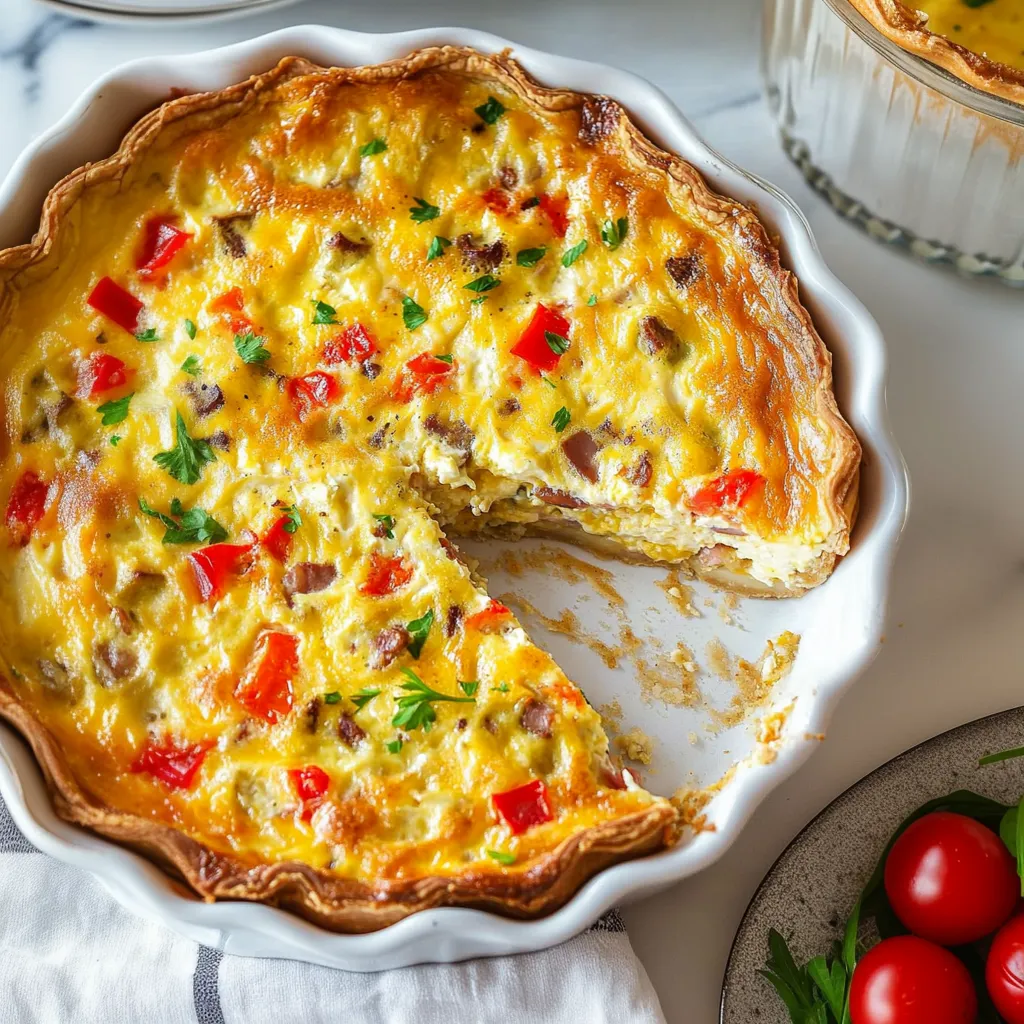 Low Carb Quiche ohne Boden: Leichtes und proteinreiches Frühstück