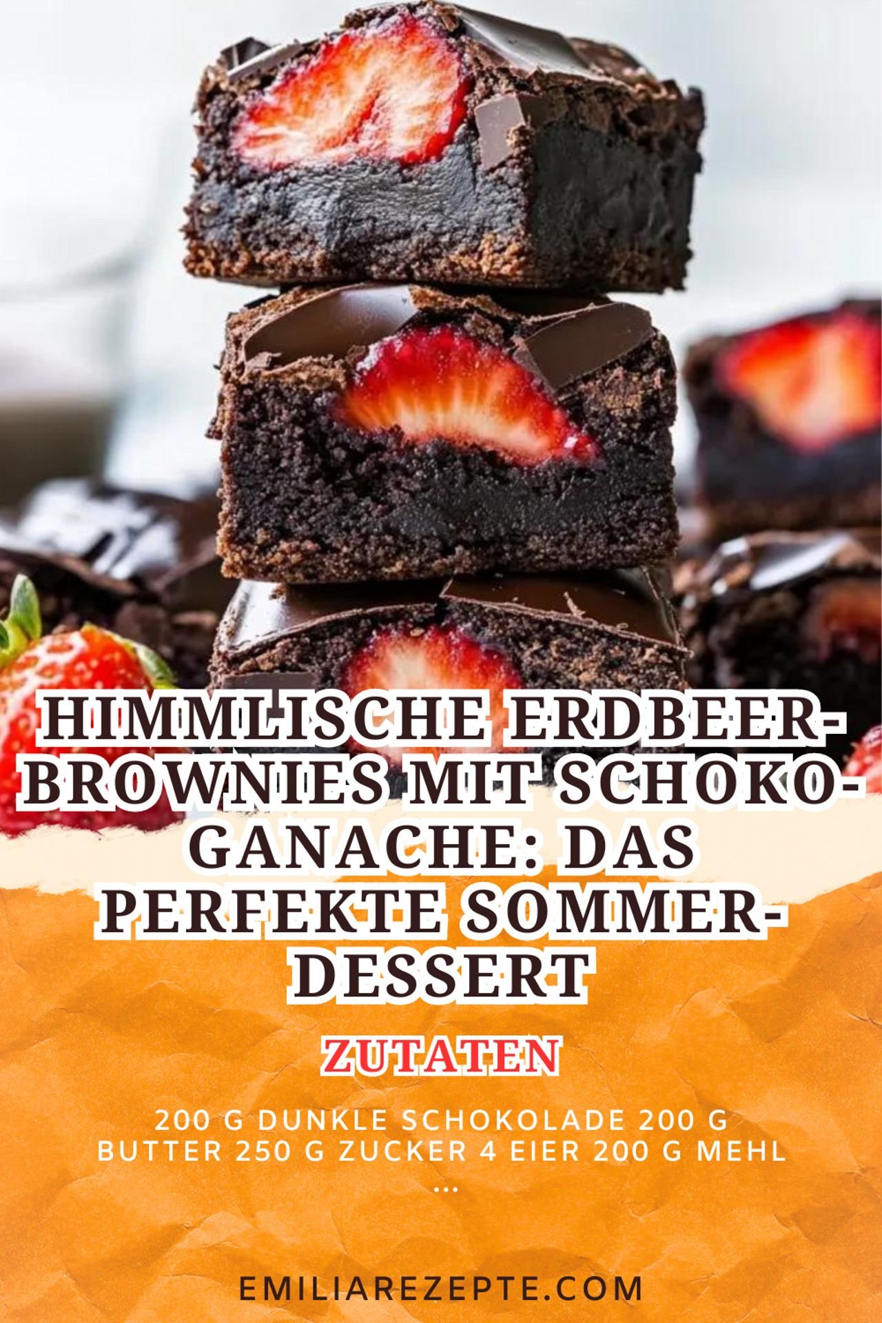 Himmlische Erdbeer-Brownies mit Schoko-Ganache: Das perfekte Sommer-Dessert