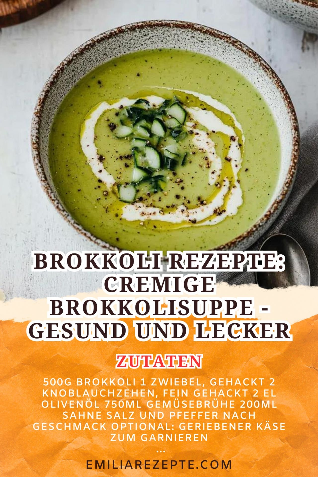 Brokkoli Rezepte: Cremige Brokkolisuppe - Gesund und Lecker