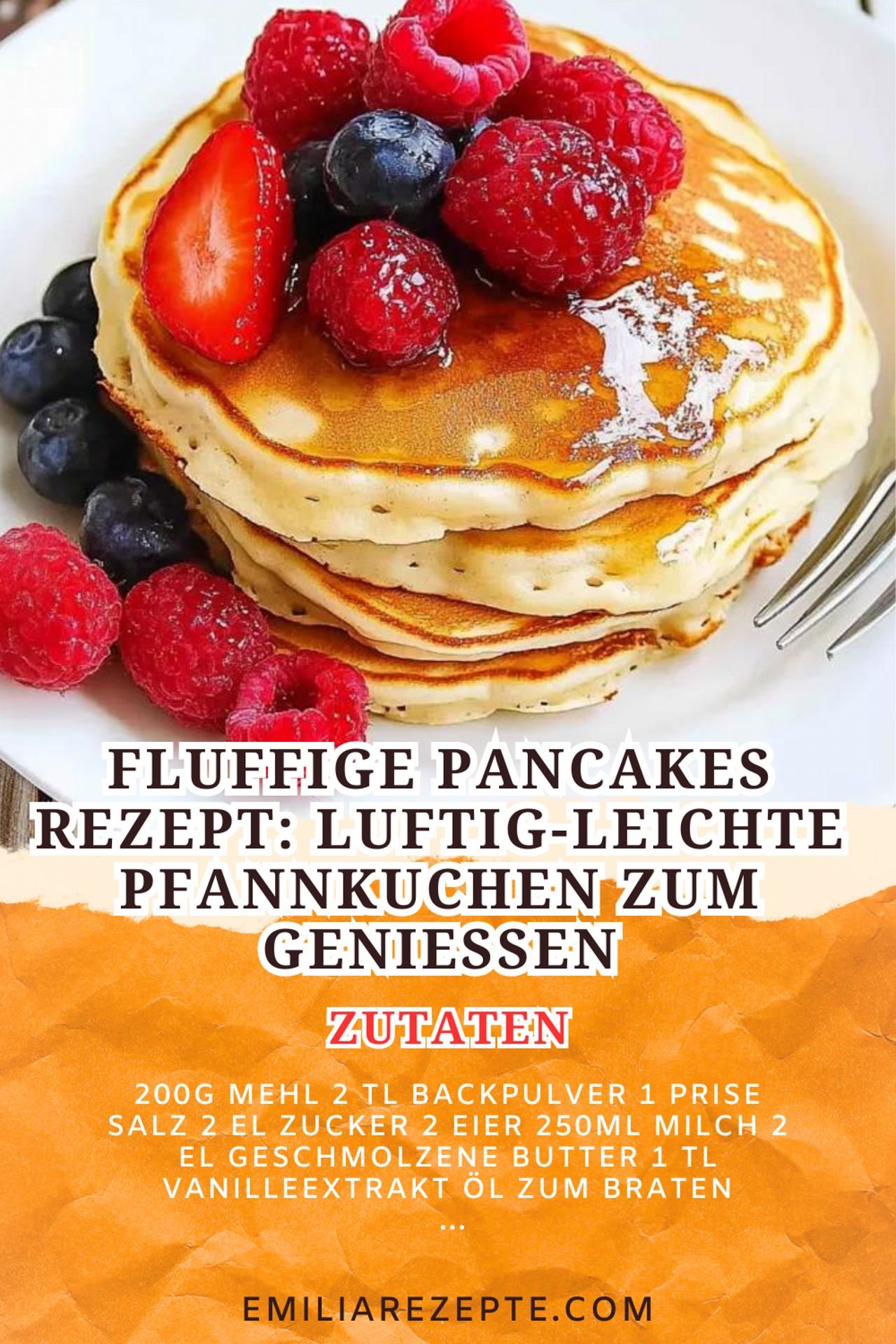 Fluffige Pancakes Rezept: Luftig-leichte Pfannkuchen zum Genießen