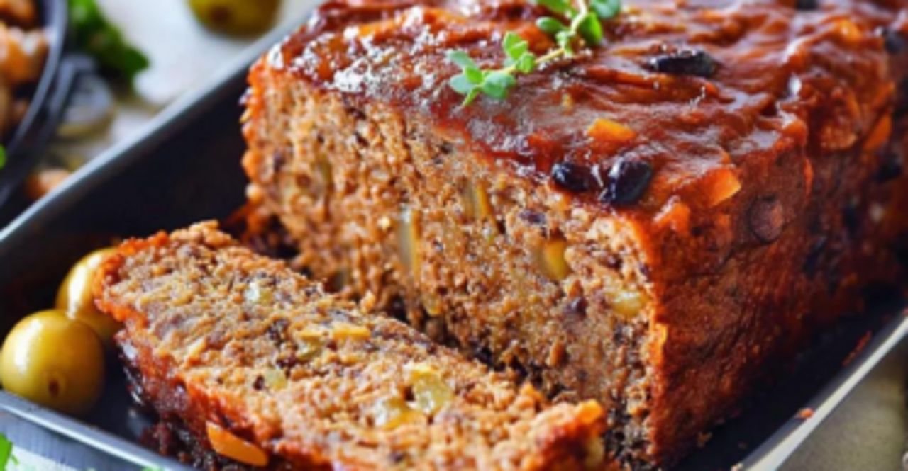 Veganer Braten: Saftiger Festtagsbraten aus Linsen und Nüssen