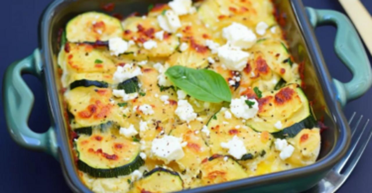 Leckere Zucchini Rezepte: Köstlicher Low-Carb Auflauf mit Feta