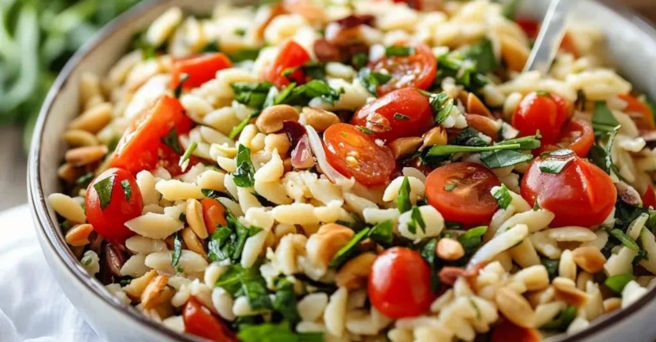 Mediterraner Orzo-Salat: Das perfekte Salat Rezept für laue Sommerabende