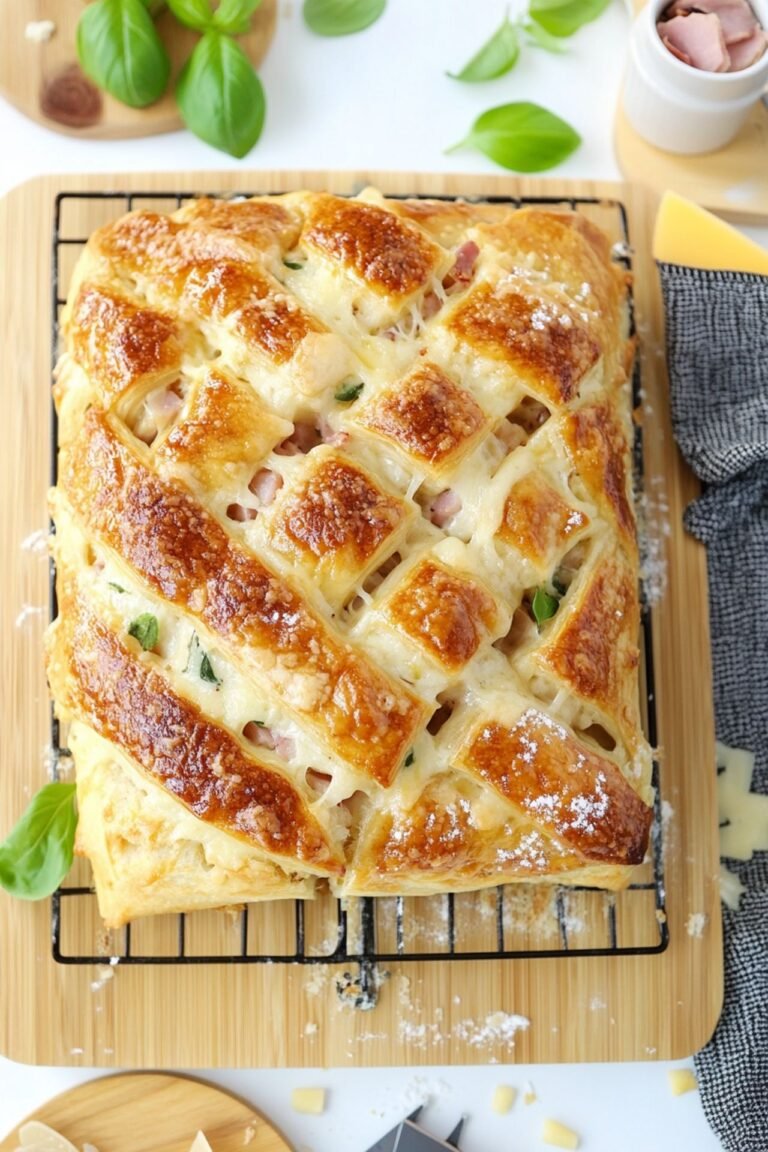 Zupfbrot Mit Schinken Und Kase