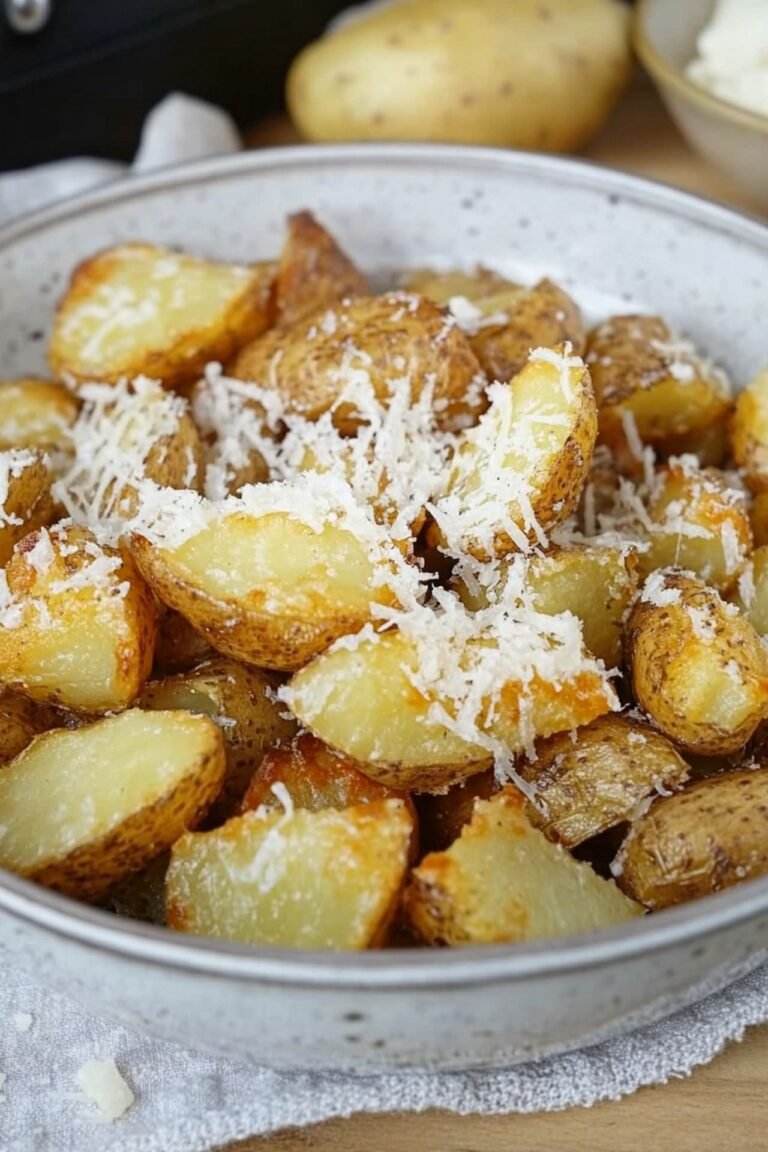 Parmesan Kartoffeln Rezept aus der Heißluftfritteuse