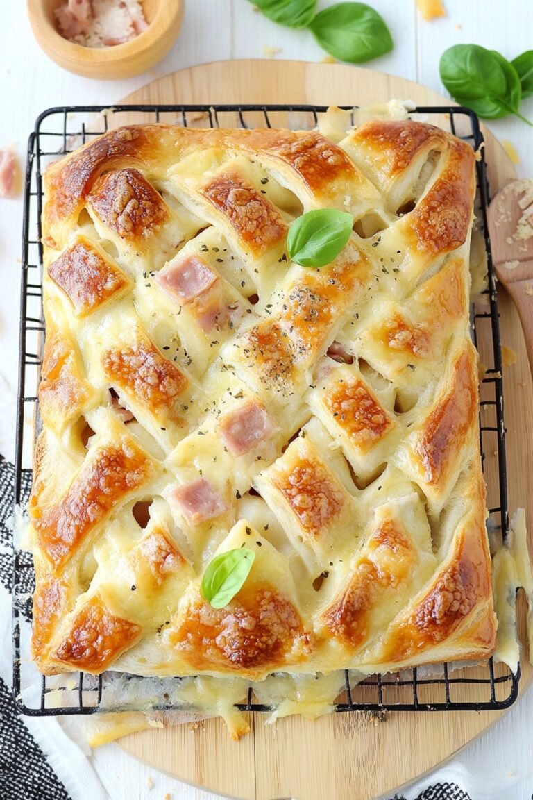 Zupfbrot Mit Schinken Und Kase