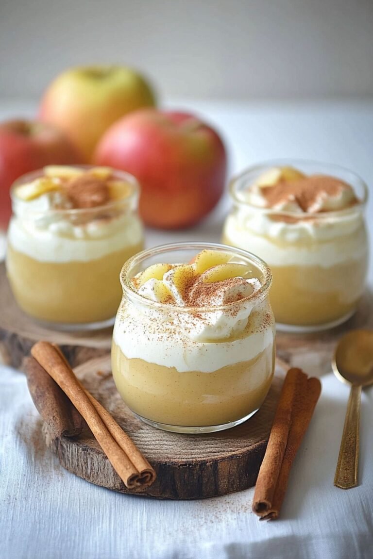 Zimtcreme mit Apfelmus – Ein Einfaches Herbstdessert