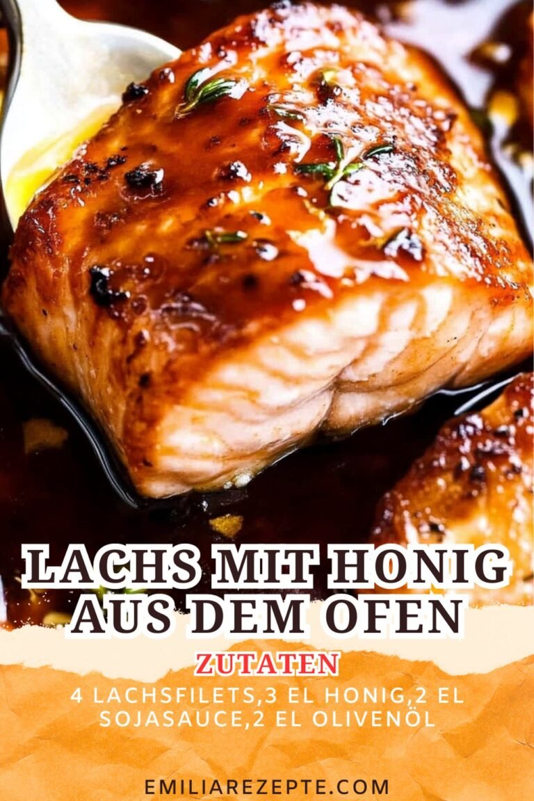 Lachs mit Honig aus dem Ofen - Saftiges Rezept Lachs mit Honig aus dem Ofen - Saftiges Rezept
