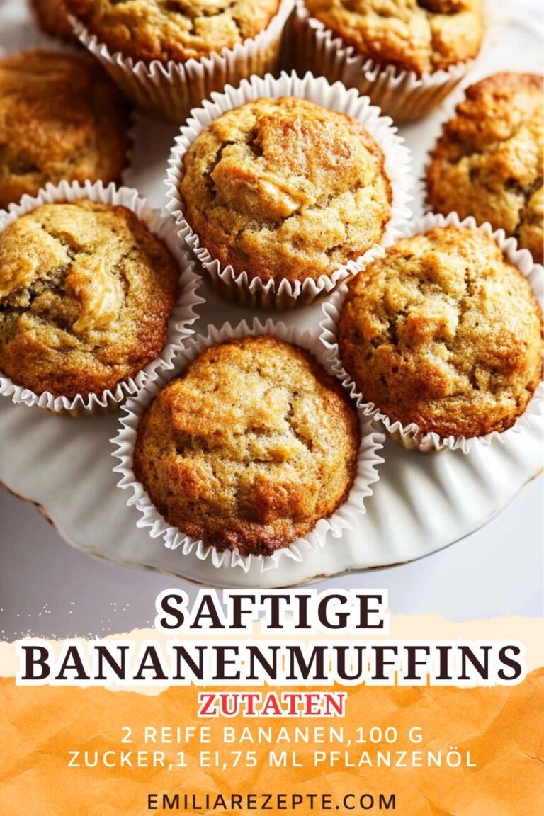 Saftige Bananenmuffins – Einfache und Leckere Rezepte