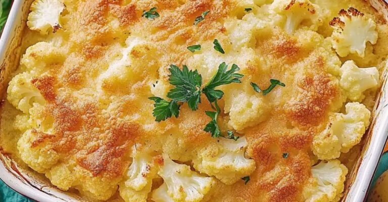 Blumenkohlauflauf mit Kartoffeln – Leckeres Auflauf Rezept