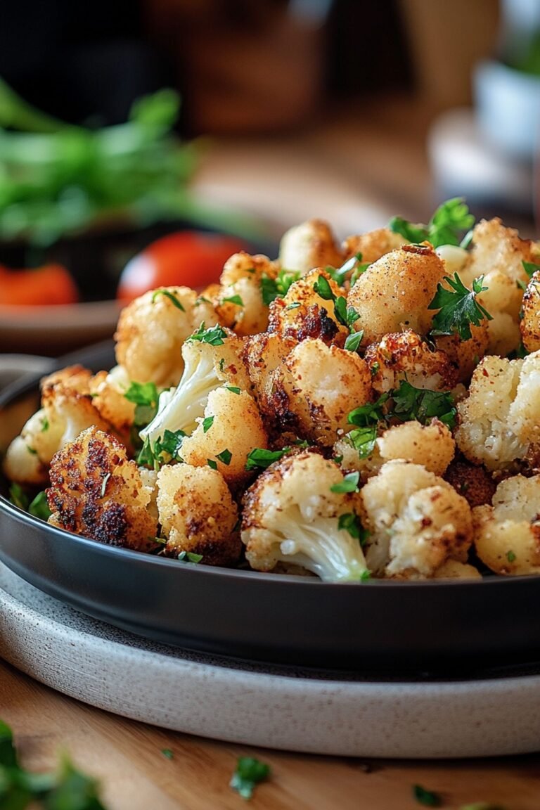Panierter Blumenkohl Aus Dem Airfryer - Vegetarische Rezepte Airfryer