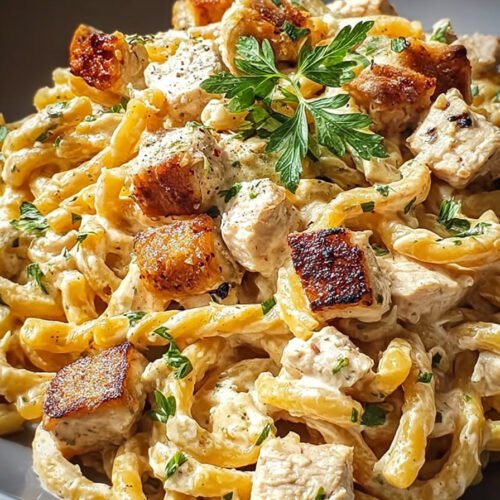 Cremige Hähnchen Feta Pasta: Unglaublich einfach lecker extra recipe photo