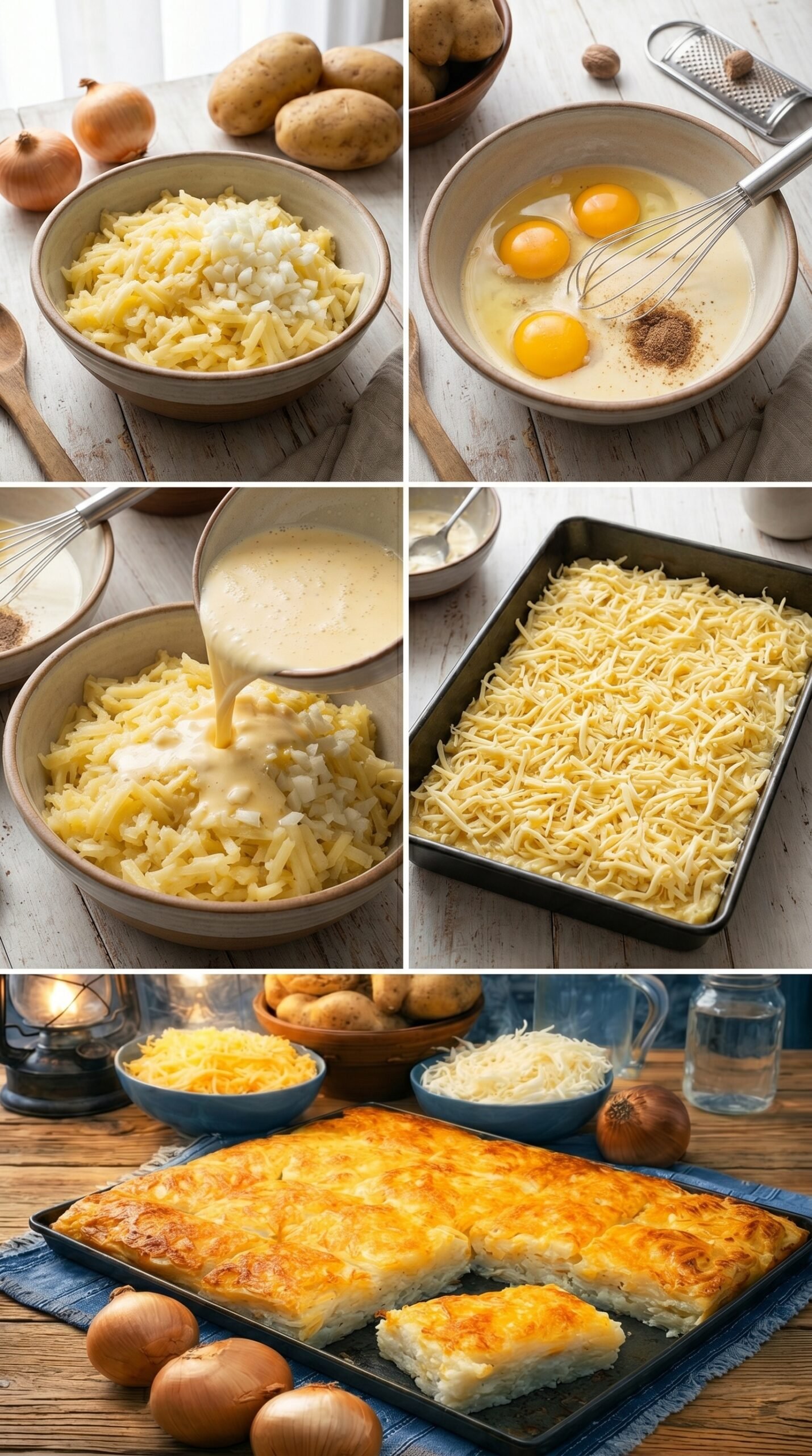Es ist sooo lecker die ganze Familie liebt es! – herzhafter Kartoffel-Käse-Auflauf recipe instructions