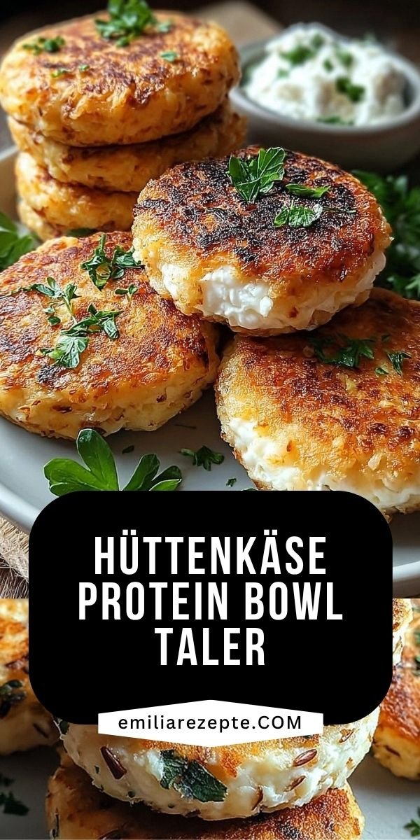 Proteinreiche Hüttenkäse-Taler – einfache und leckere Snacks save this recipe