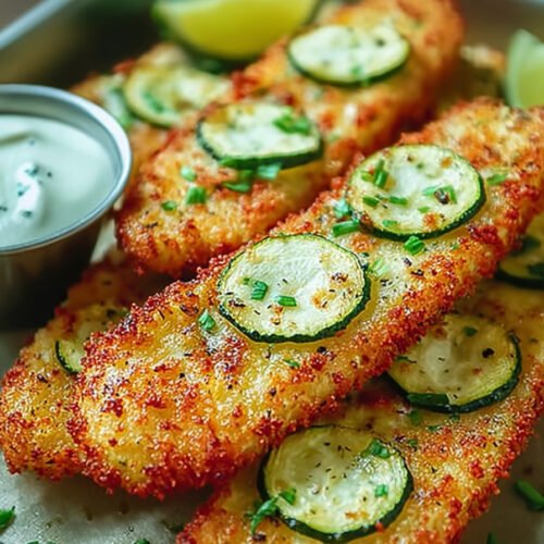 Knusprige Zucchini-Wunder – Der perfekte gesunde Snack extra recipe photo