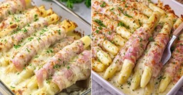 Spargel-Schinken-Röllchen überbacken – Überbackene Spargel Schinken Röllchen wie bei Oma recipe photo