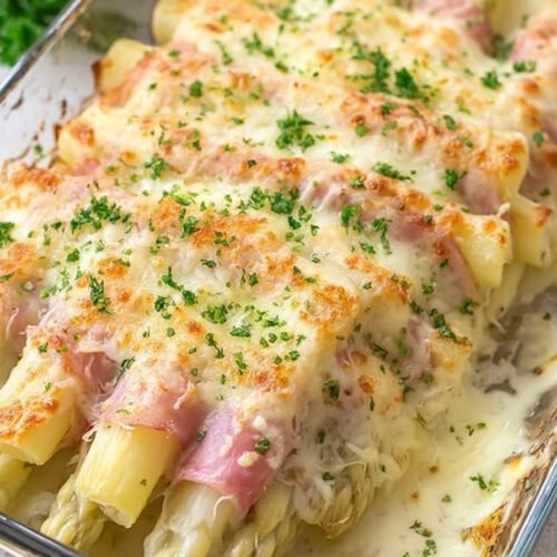 Spargel-Schinken-Röllchen überbacken – Überbackene Spargel Schinken Röllchen wie bei Oma extra recipe photo