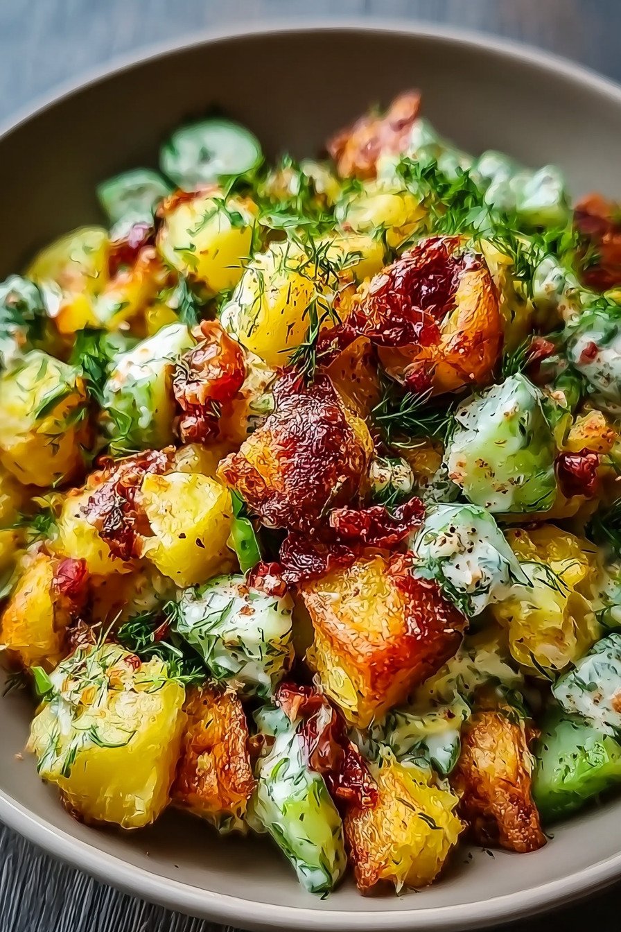 Knuspriger Kartoffelsalat Rezept für extra Crunchy Geschmack recipe tips