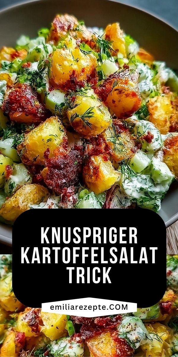 Knuspriger Kartoffelsalat Rezept für extra Crunchy Geschmack save this recipe