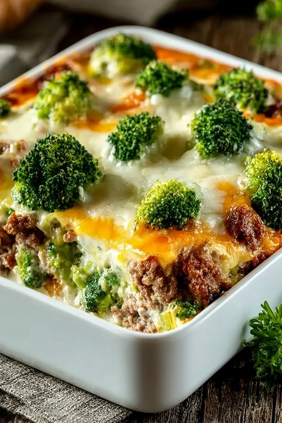 Dieser Low Carb Brokkoli Hack Auflauf macht dich satt und fit zugleich final result