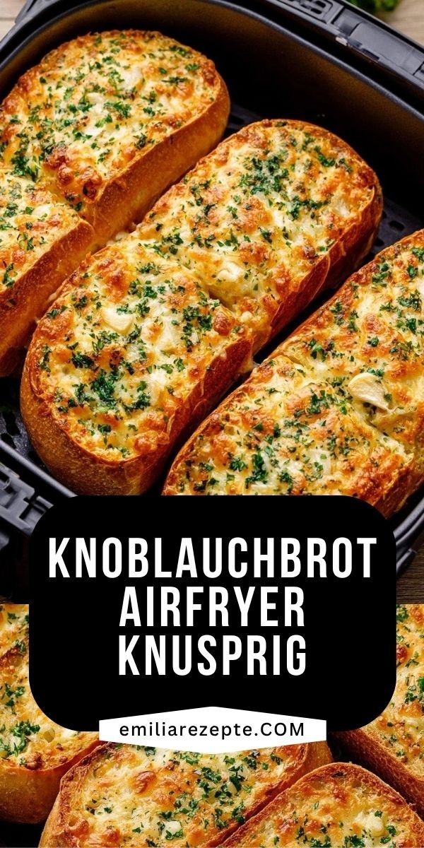 Knoblauchbrot aus dem Airfryer save this recipe