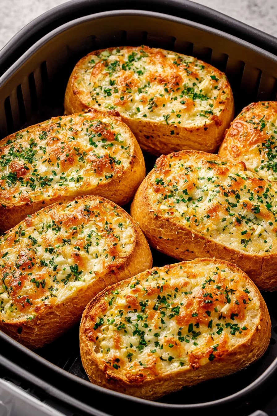 Knoblauchbrot aus dem Airfryer extra recipe photo
