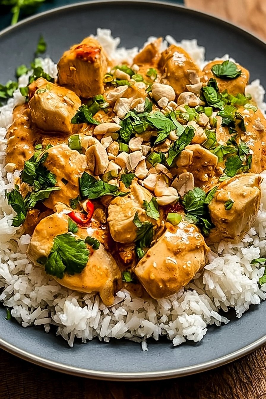 Unwiderstehliches Thai-Erdnuss-Hühnchen in 30 Min. recipe tips