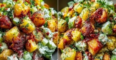 Knuspriger Kartoffelsalat Rezept für extra Crunchy Geschmack recipe photo