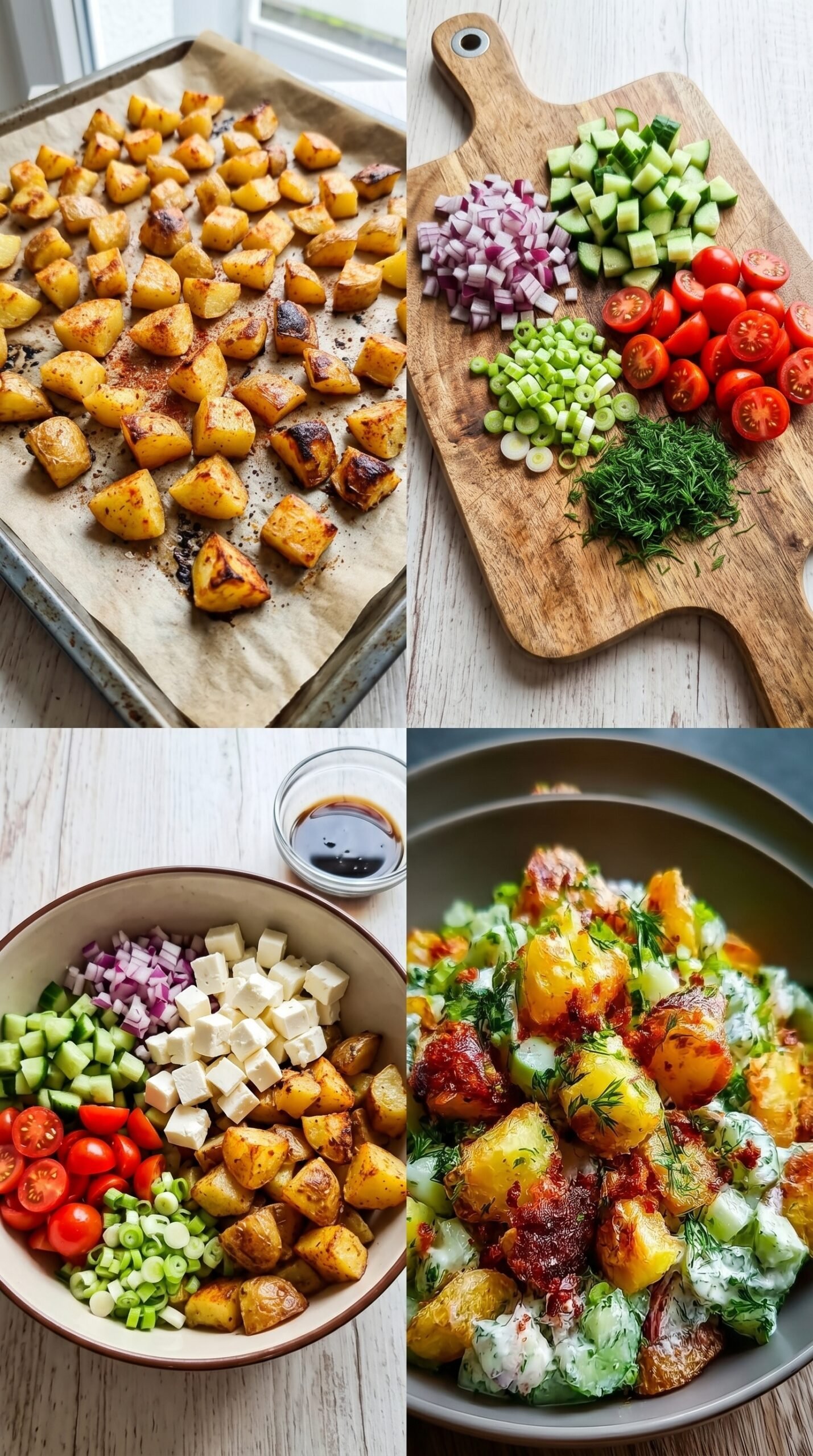 Knuspriger Kartoffelsalat Rezept für extra Crunchy Geschmack recipe instructions