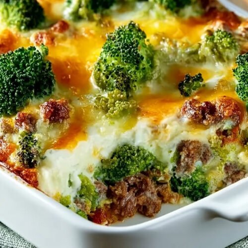 Dieser Low Carb Brokkoli Hack Auflauf macht dich satt und fit zugleich extra recipe photo