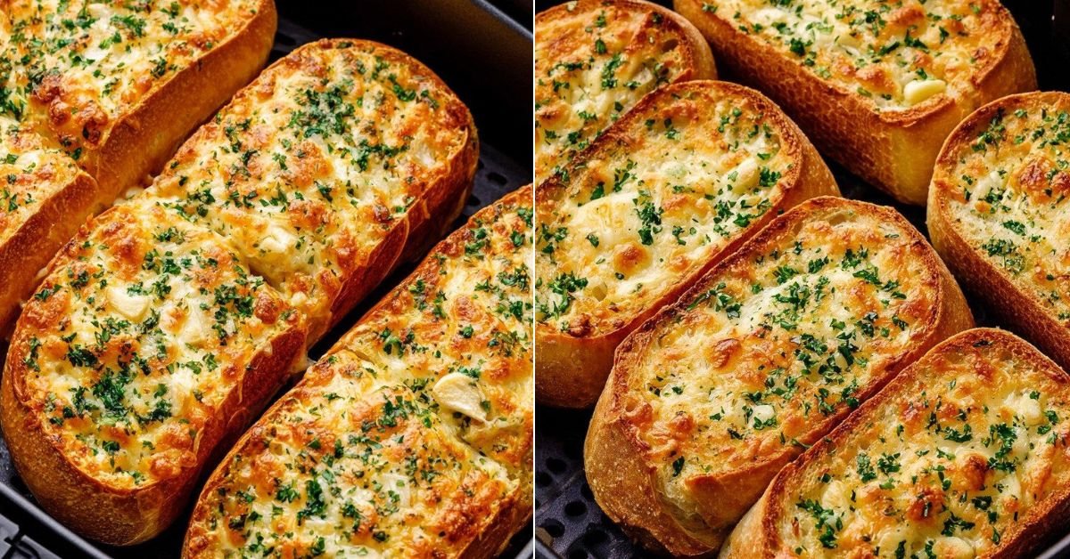 Knoblauchbrot aus dem Airfryer recipe photo