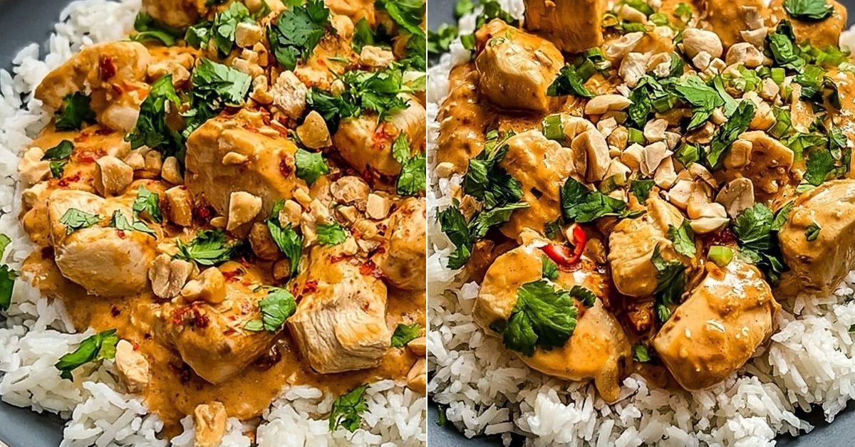Unwiderstehliches Thai-Erdnuss-Hühnchen in 30 Min. recipe photo